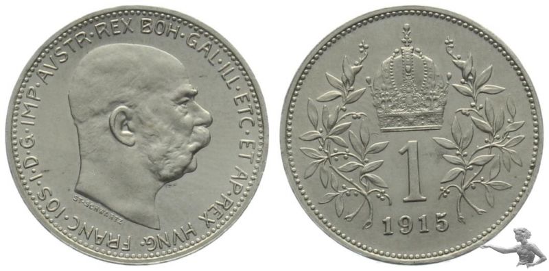 Österreich 1 Krone 1915 - Franz Josef I.